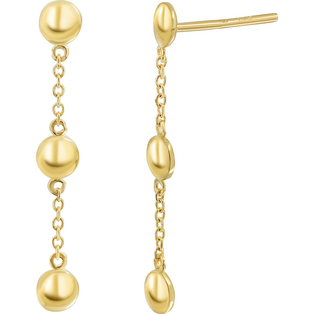 Bony Levy 14k Gold Mykonos Chain Drop Earrings In 14k Yellow Gold