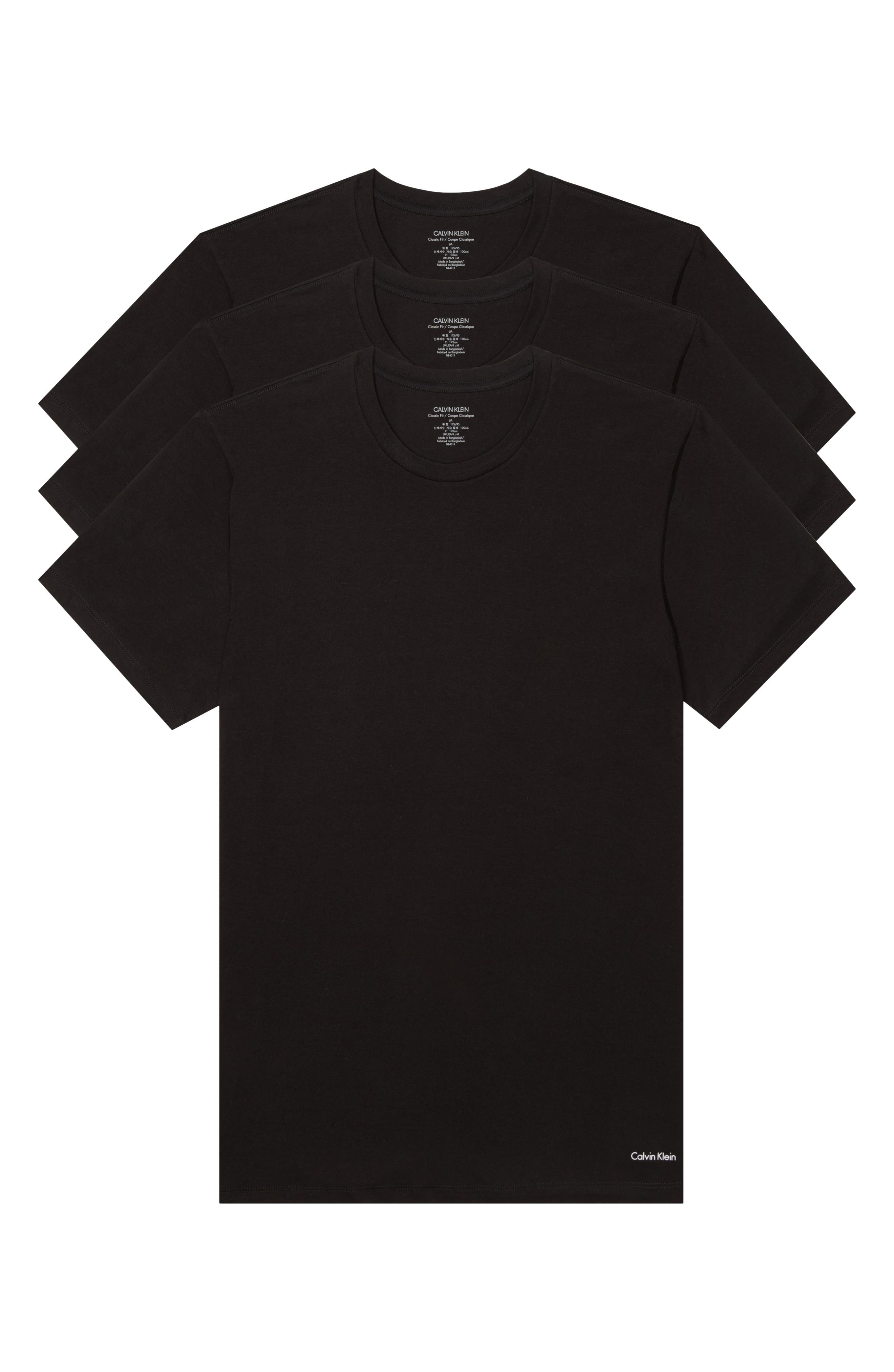 calvin klein tee shirts 3 pack