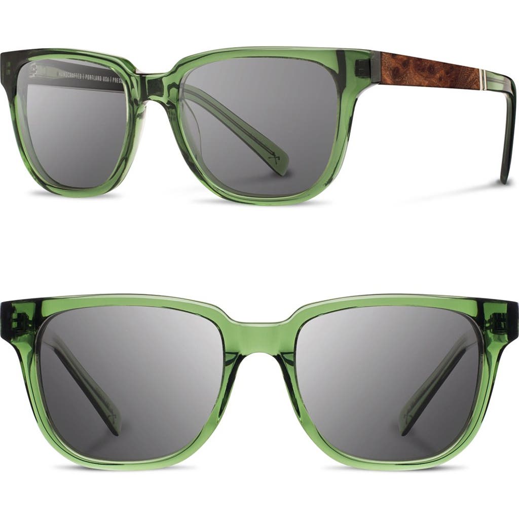 Shwood 'prescott' 52mm Polarized Sunglasses In Green