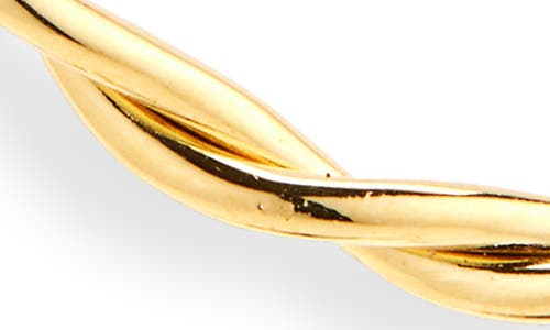 Kiara Conrad Danielle Twisted Hoop Earrings In Gold