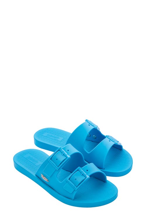 Melissa Sun Malibu Slide Sandal Blue at Nordstrom,