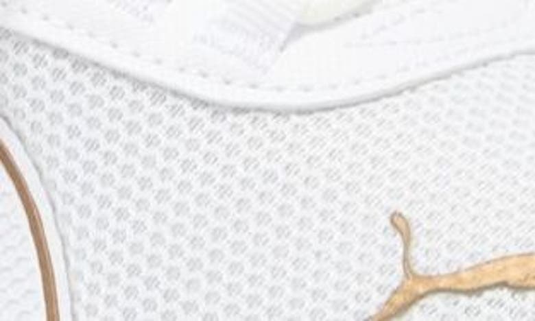 Shop Puma Amplifier Sneaker In White- Gold