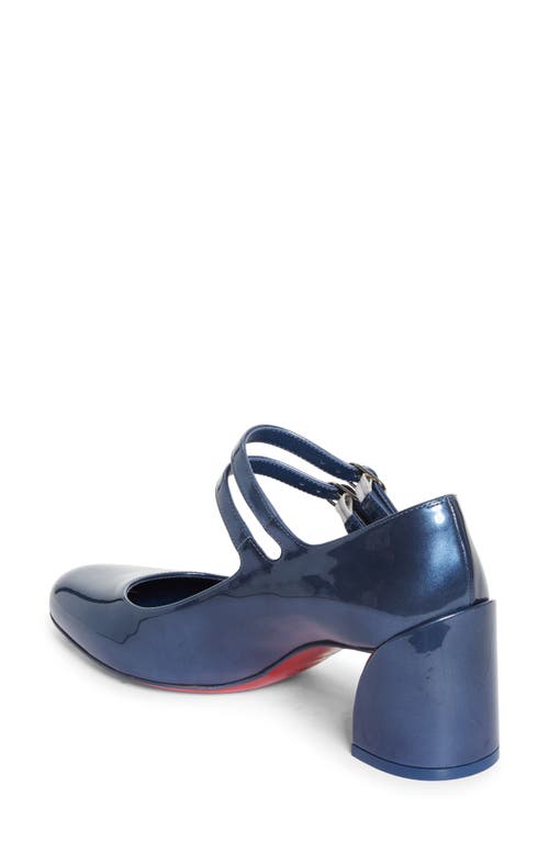 Shop Christian Louboutin Miss Jane Pump In Denim/lin Denim Cl