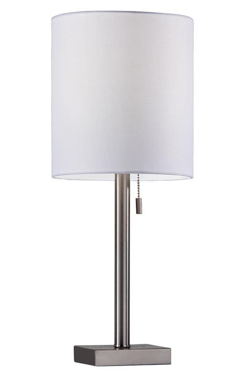 ADESSO LIGHTING Liam Table Lamp in Brushed Steel at Nordstrom
