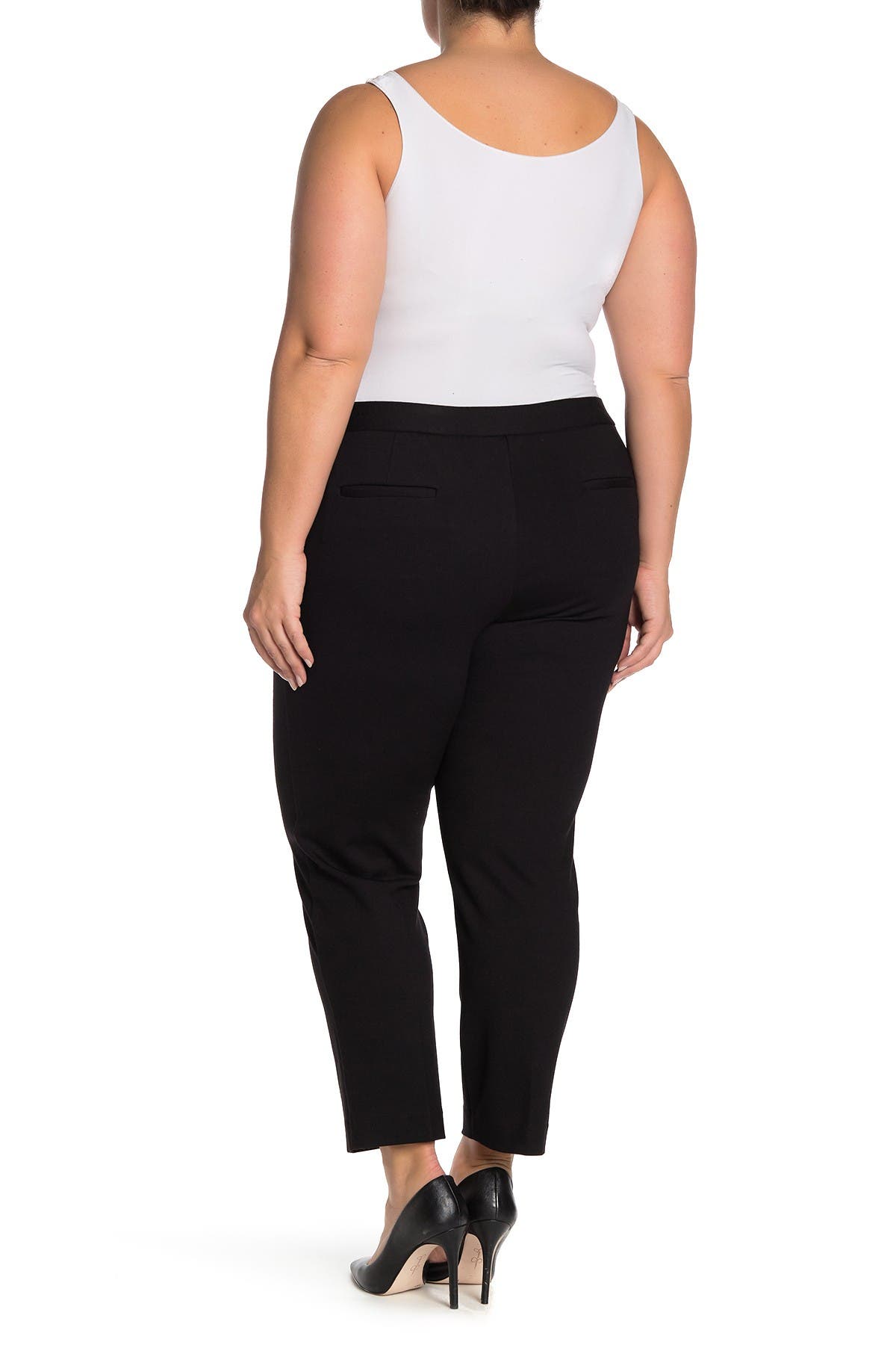 Chelsea Alex Ponte Knit Slim Leg Pants 