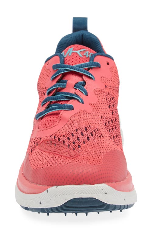 Keen Wk400 Walking Sneaker In Rouge Red/reef Waters