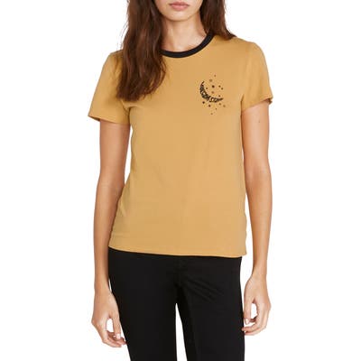 Volcom Stoked On Stone Tee, Yellow