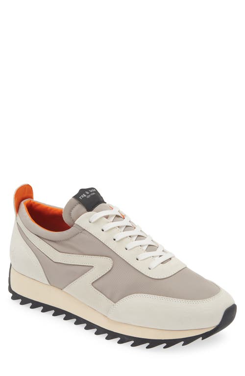 Rag & Bone Retro Runner Bomber Sneaker In Dove