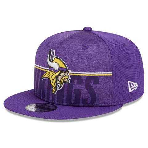 Minnesota Vikings New Era Cream/Purple 2023 Sideline Historic 9TWENTY Adjustable Hat