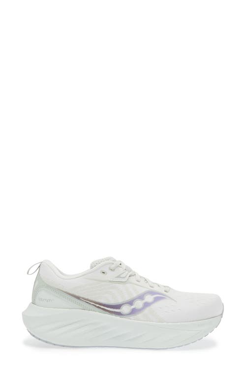 Shop Saucony Triumph 22 Running Shoe In White/foam