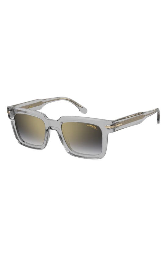 Shop Carrera Eyewear 52mm Rectangular Sunglasses In Grey/ Gray