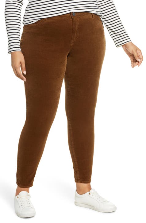 JEN7 Women's Sateen Slim Straight Leg Jeans Brown Size 0