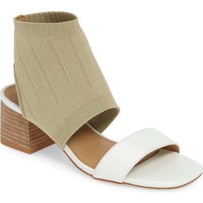Nic+Zoe Zaila Sock Shield Sandal- White