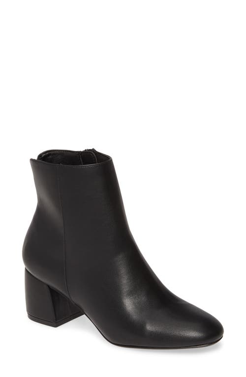 Chinese Laundry Davinna Bootie in Black Faux Leather