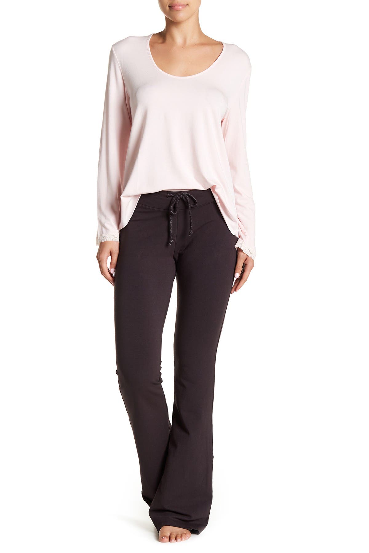 flare leg sweatpants