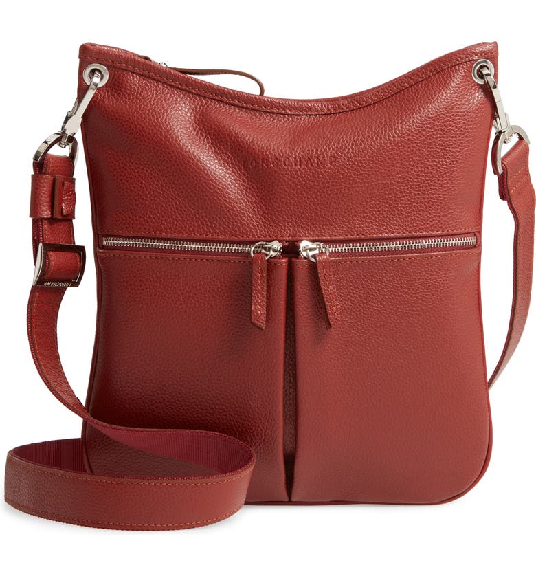 Longchamp &#39;Veau&#39; Leather Crossbody Bag | Nordstrom