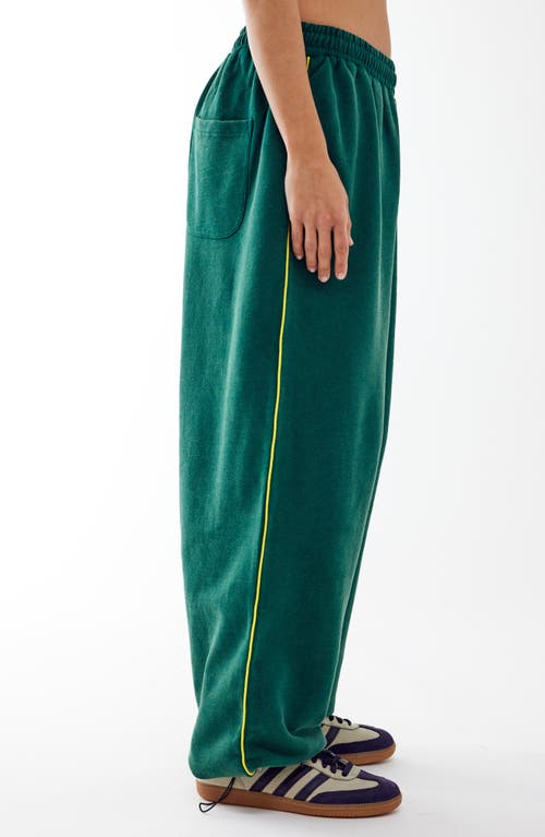 Shop Iets Frans If Harri Wide Leg Pants In Forest Green