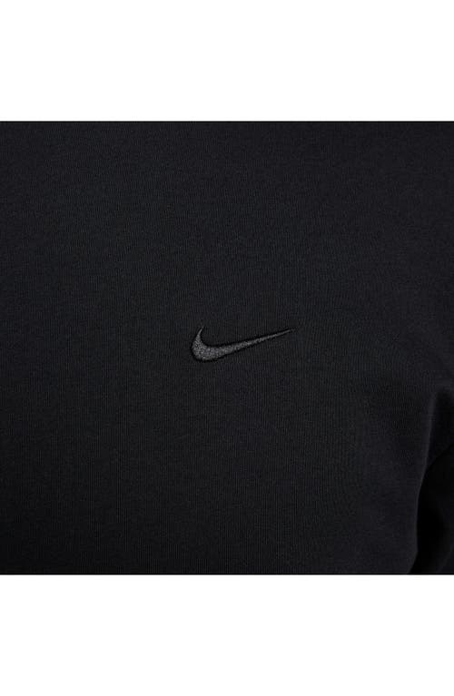 Shop Nike Primary Training Dri-fit Short Sleeve T-shirt In Black/black