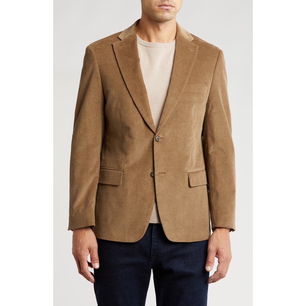 Tommy Hilfiger Cotton Corduroy Blazer In Taupe