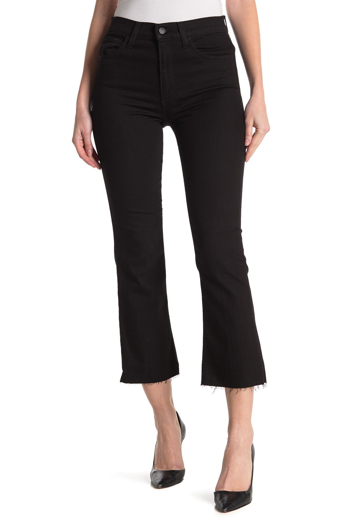 bootcut cropped jeans