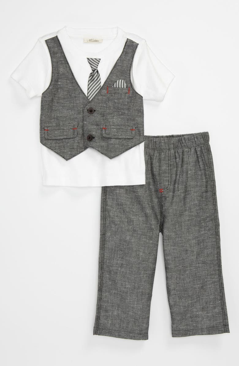 Download Miniclasix Mock Vest T-Shirt & Pants (Baby) | Nordstrom