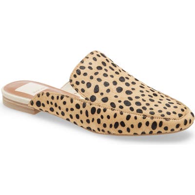 Dolce Vita Halee Genuine Calf Hair Mule, Brown