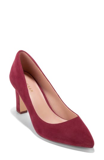 Cole Haan Mylah Heel Pump 75mm In Black Cherry