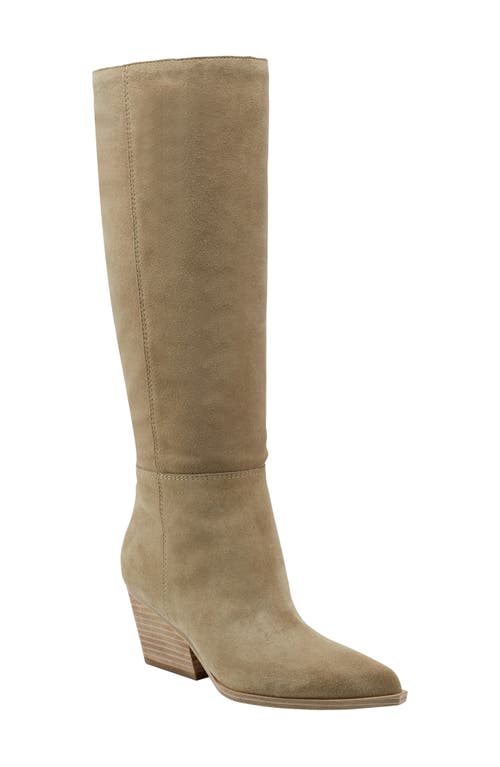 Challi Pointed Toe Knee High Boot in Light Natural 110
