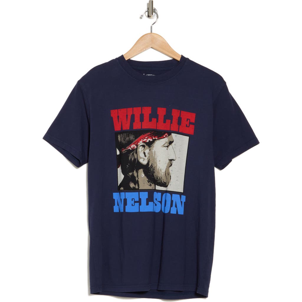 Shop American Needle California Graphic T-shirt In Navy/cream