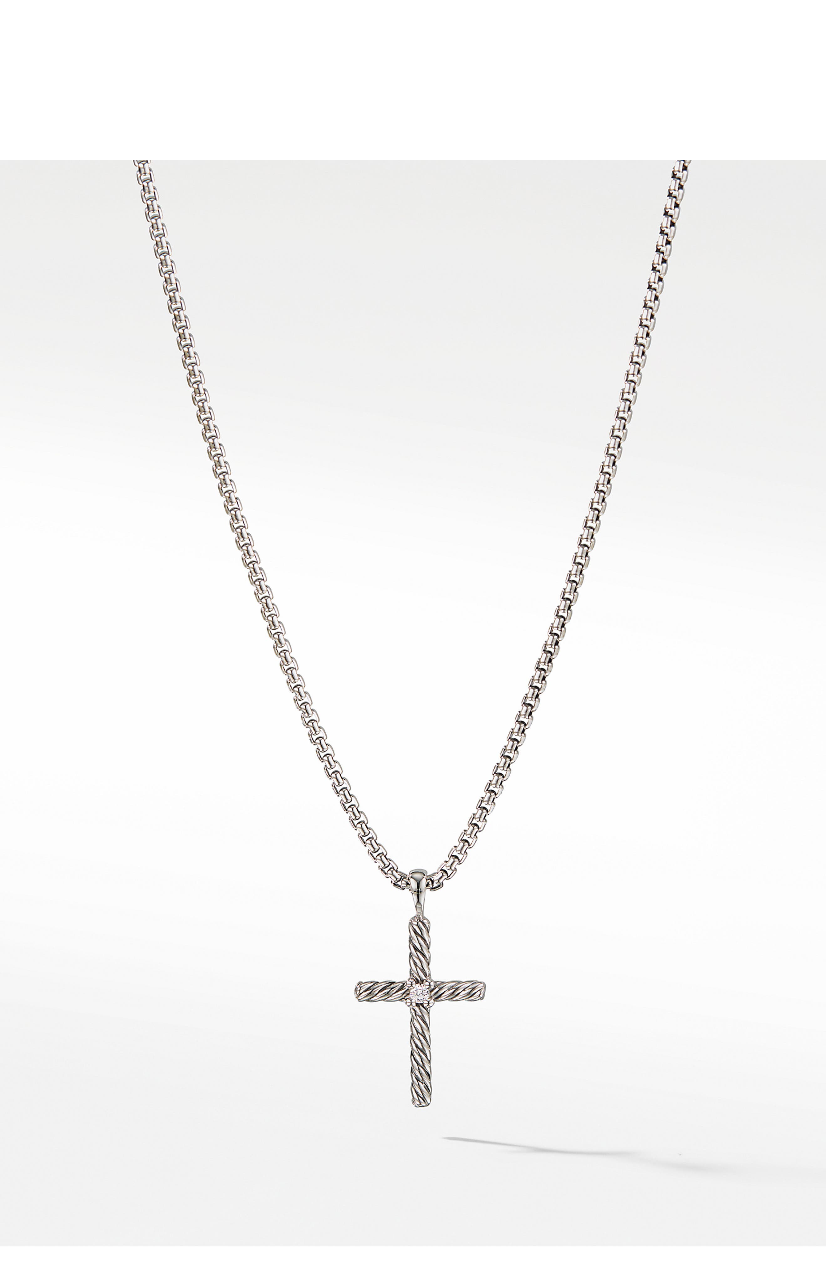 cross and diamond necklace