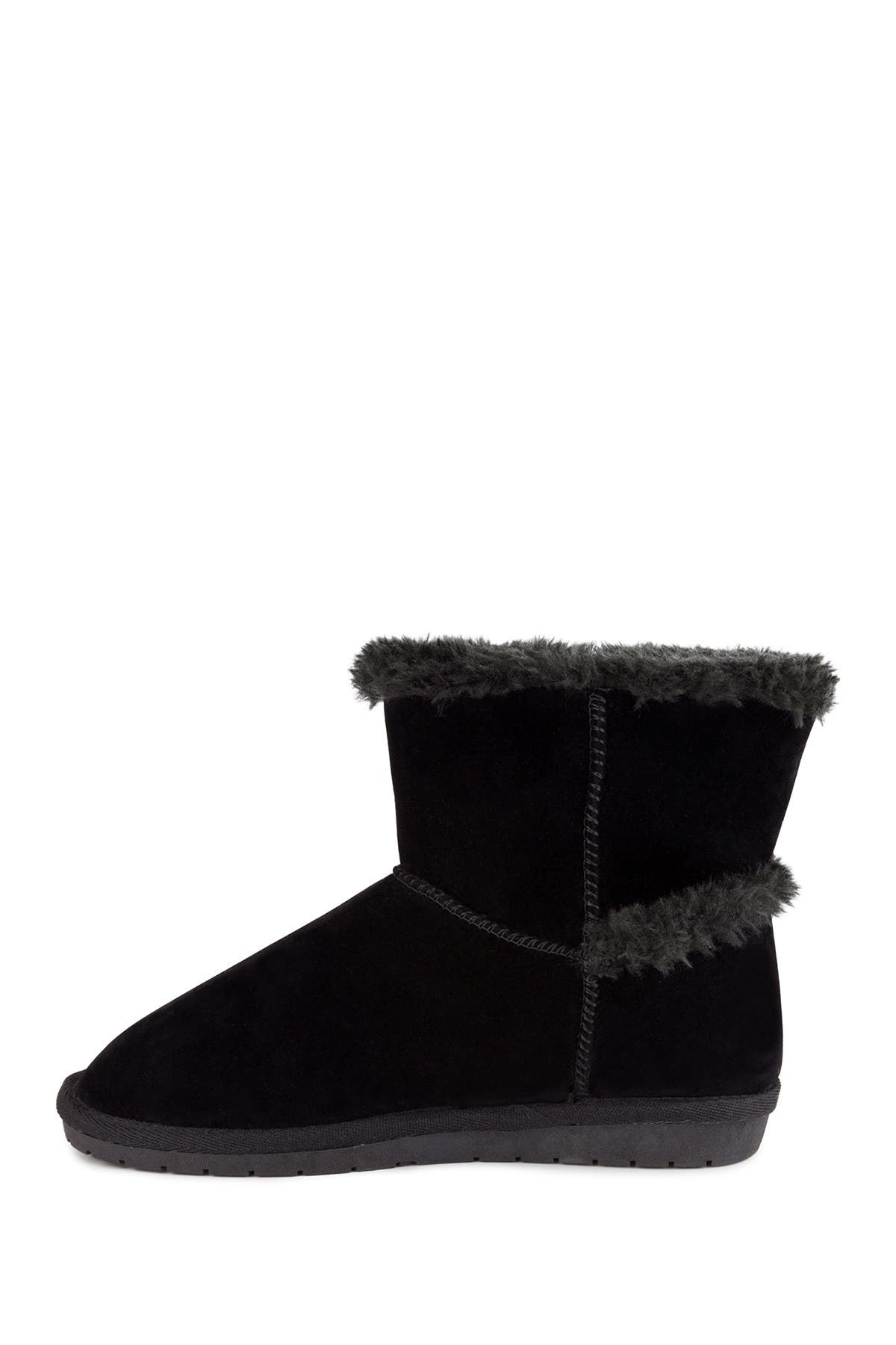 Sugar Poppy Faux Fur Lined Ankle Winter Boot In Oxford1