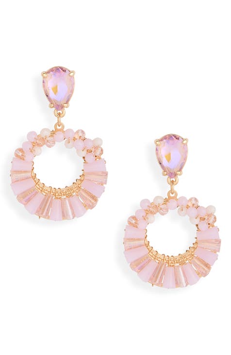 Beaded Drop Earrings