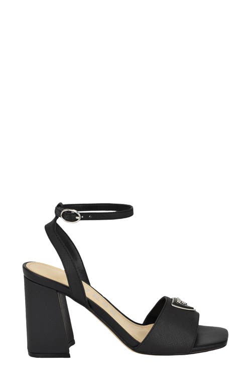 Guess Gelyae Ankle Strap Sandal In Black