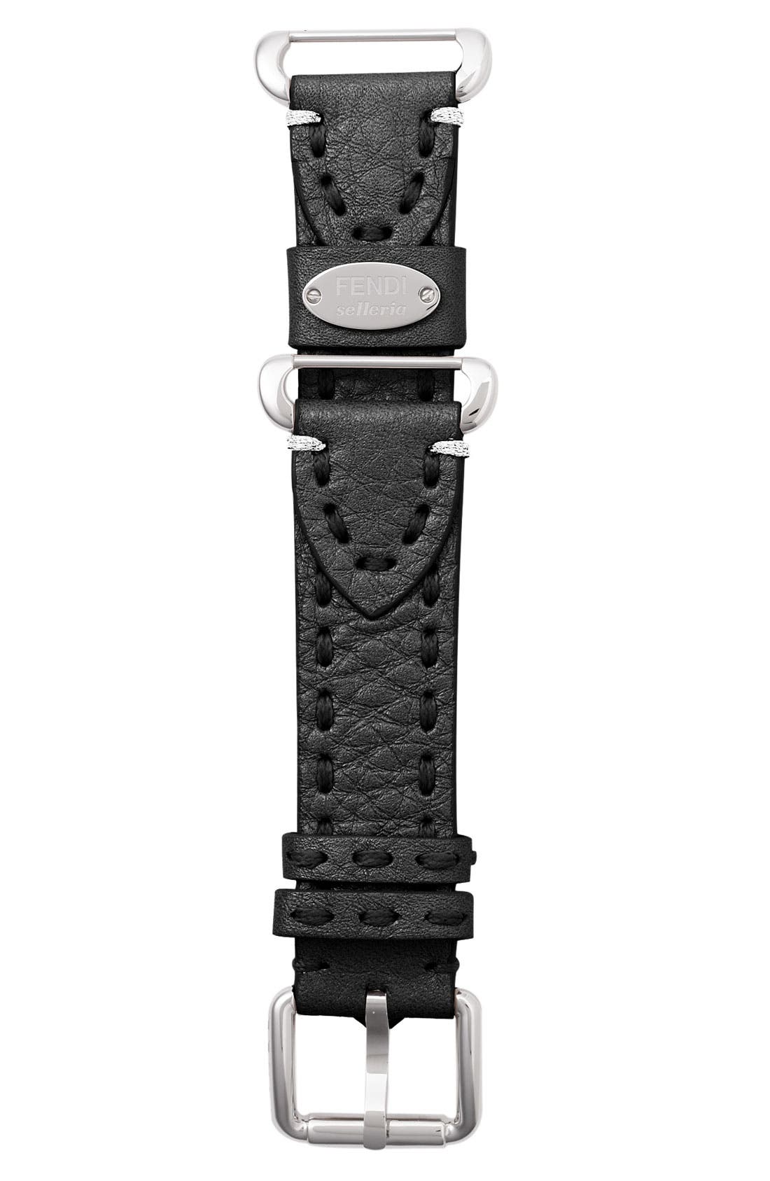 Fendi 'Selleria' 18mm Watch Strap 