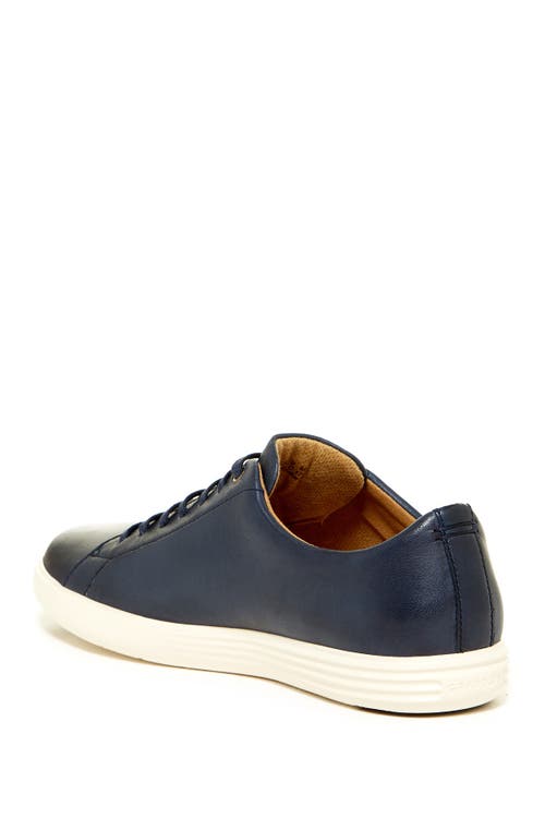 Cole Haan Grand Crosscourt Ii Sneaker In Navy Leath