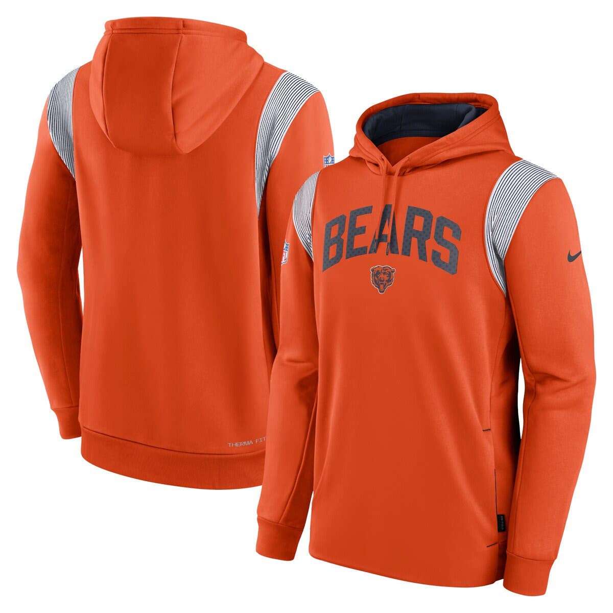 Nike Men's Nike Orange Chicago Bears Sideline Athletic Stack ...