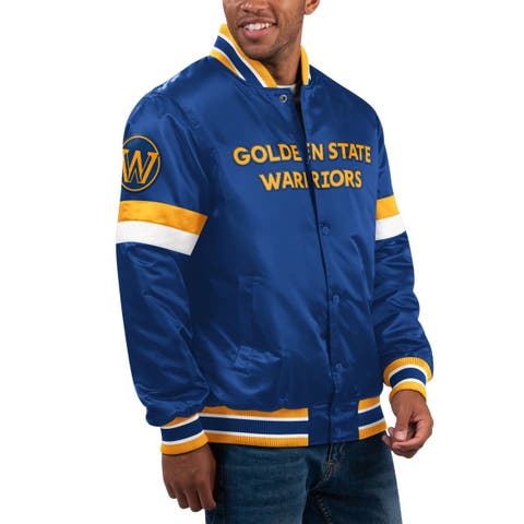 St. Louis Blues Starter O-Line Varsity Full-Snap Jacket - Blue