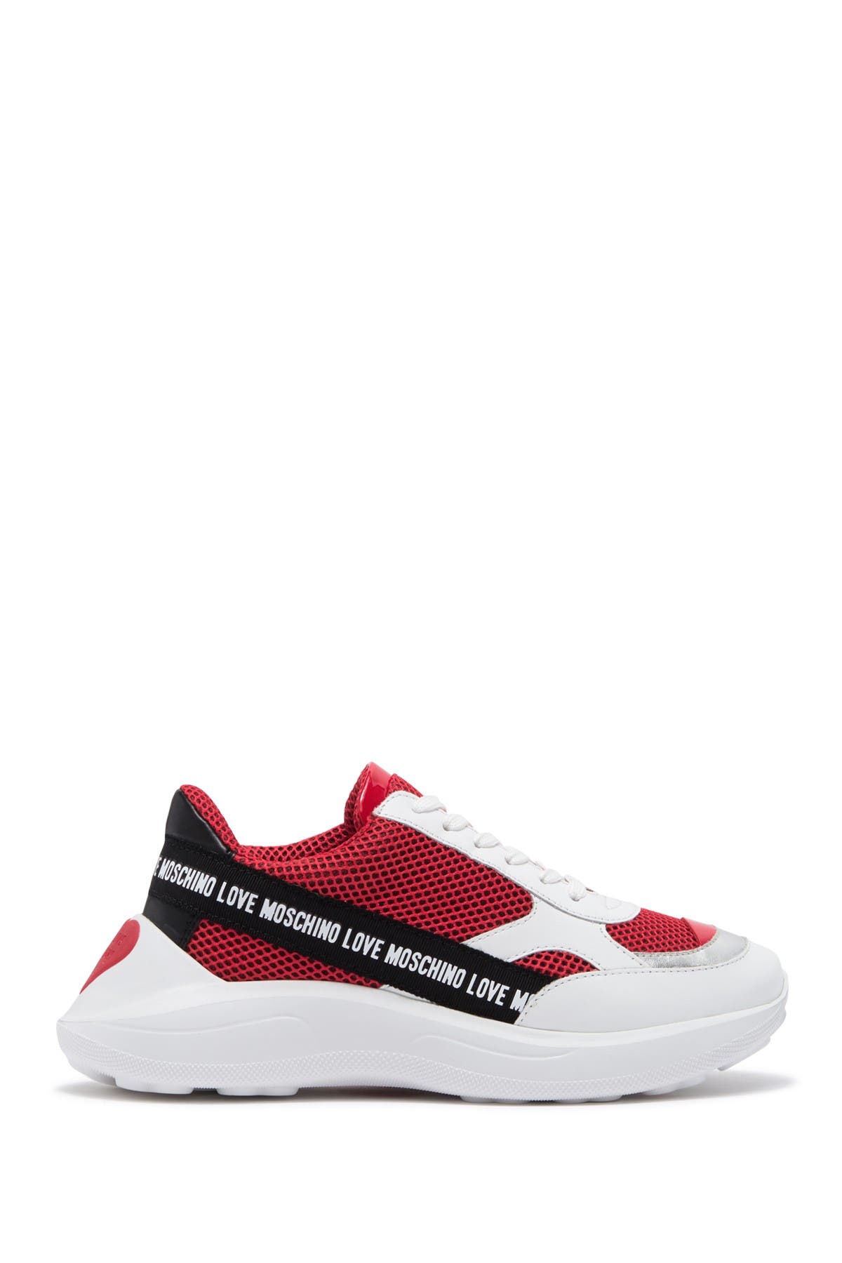 love moschino platform sneakers