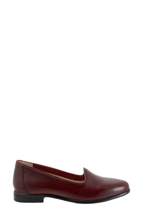 Shop Trotters Liz Lux Flat In Oxblood