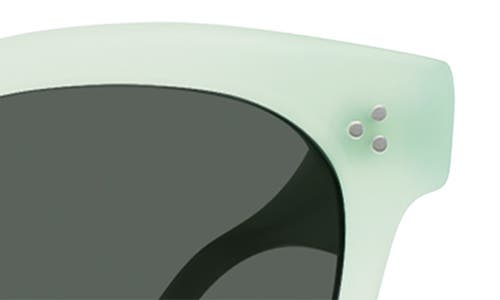 Shop Raen Kostin Nikol Polarized Square Sunglasses In Mist/abyss