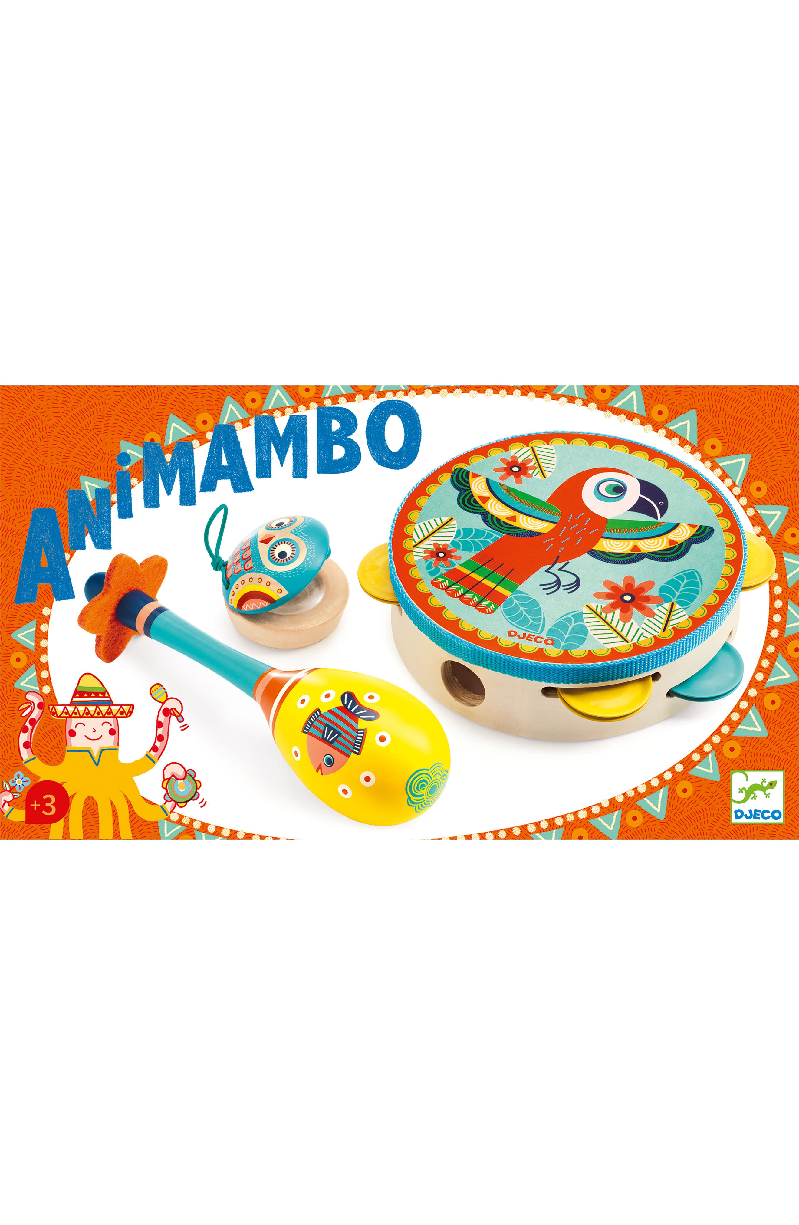 Toddler Djeco Animambo Set Of 3 Instruments