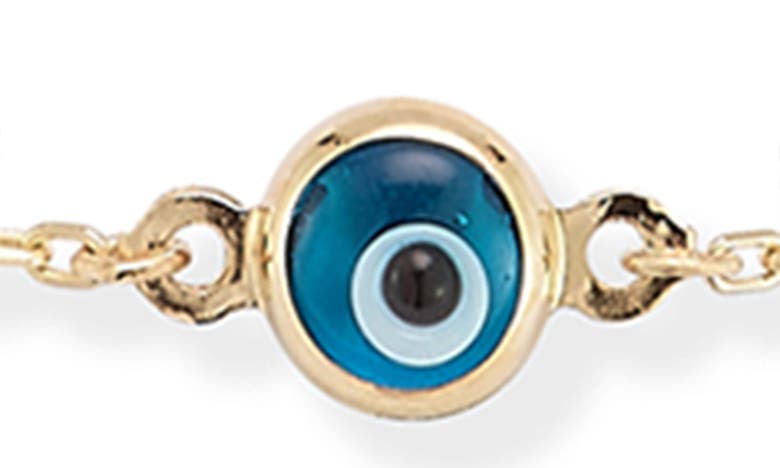 Shop Ember Fine Jewelry Evil Eye Chain Bracelet In 14k Gold