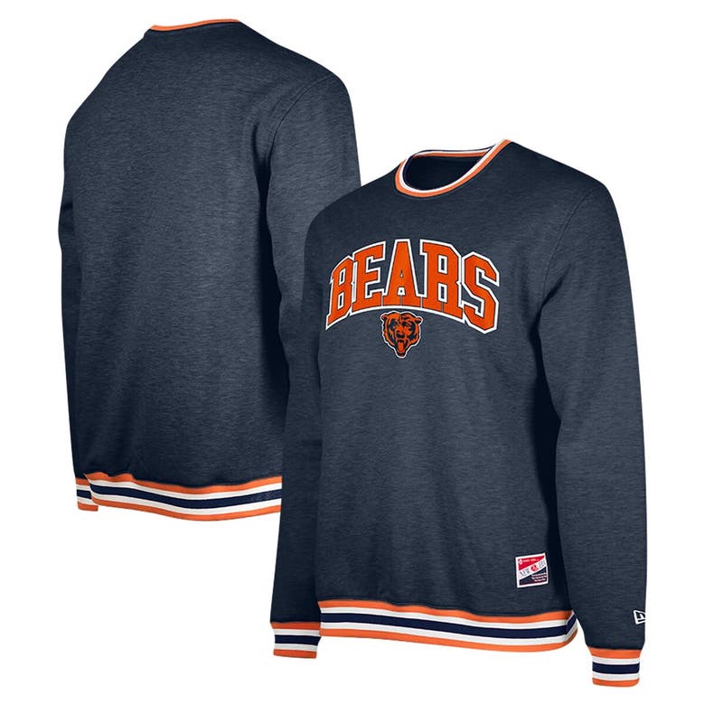 New Era Navy Chicago Bears Pullover Sweatshirt