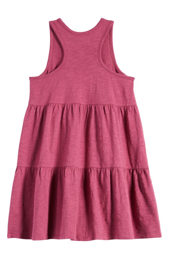 Shop Tucker + Tate Kids' Tiered Dress In Purple Coulis