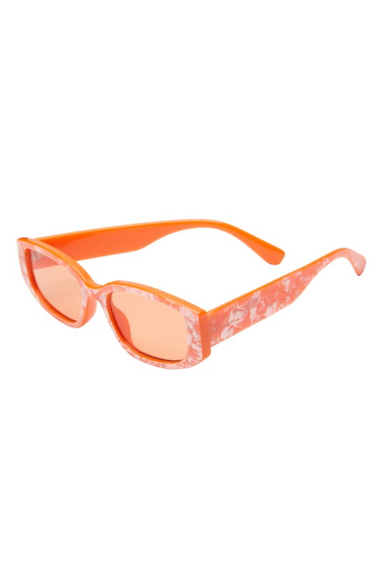 Shop Bp. 48mm Rectangular Sunglasses In Orange
