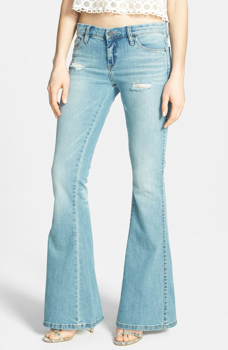 BLANKNYC Distressed Flared Jeans | Nordstrom