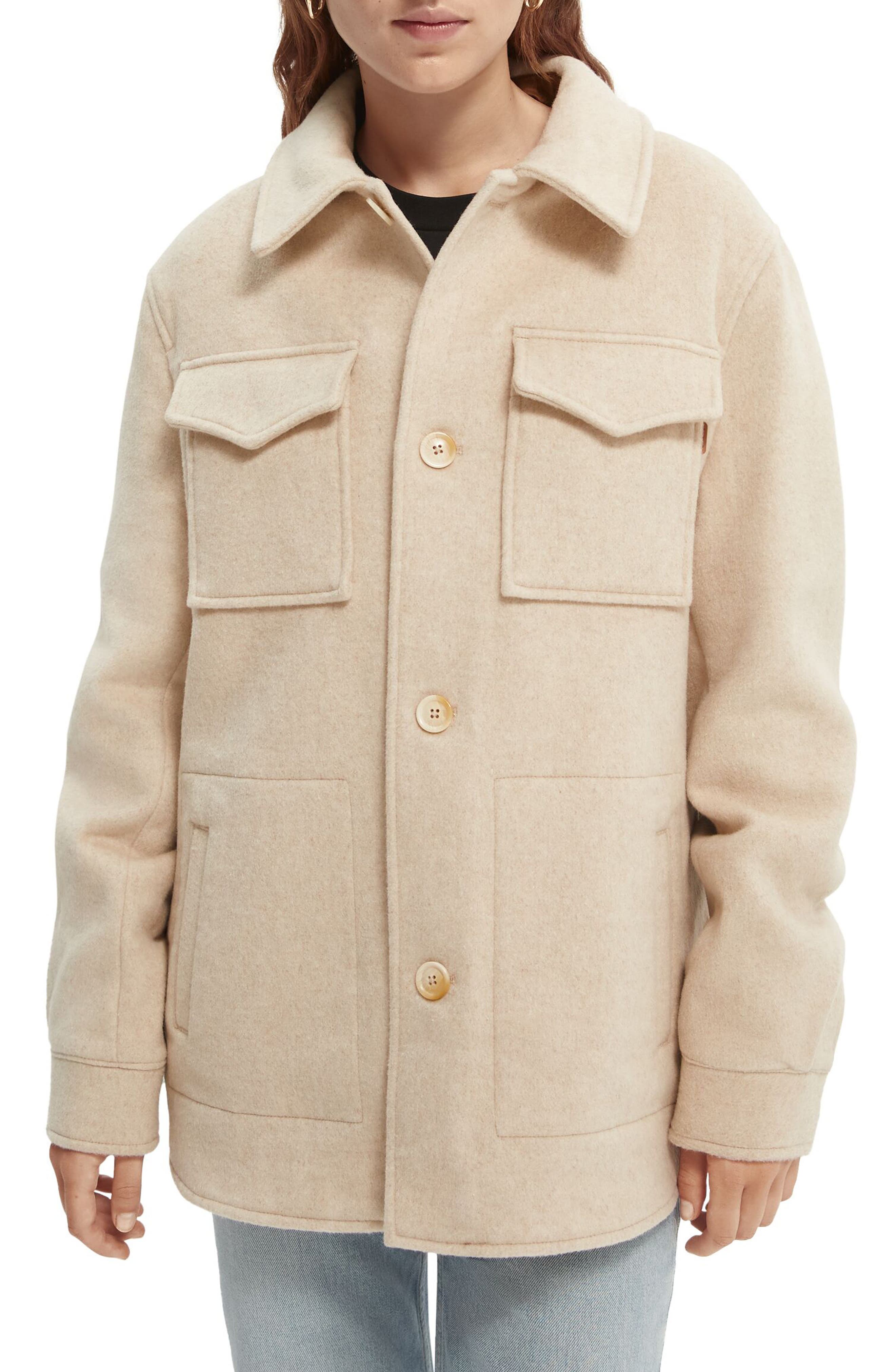 ivory wool jacket