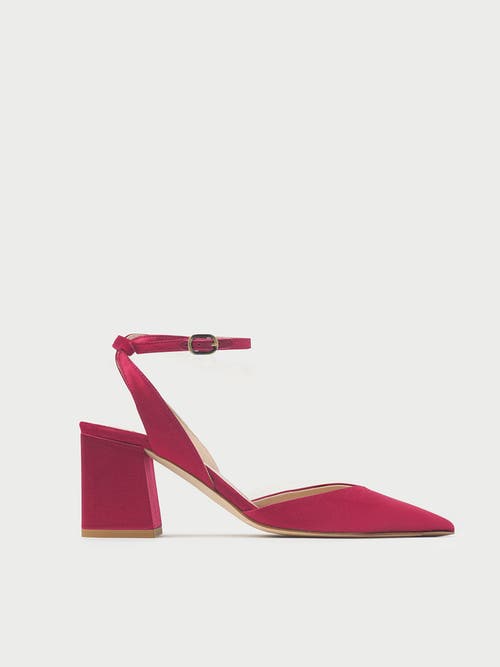 Shop Mavette Aurora Pump In Burgundy