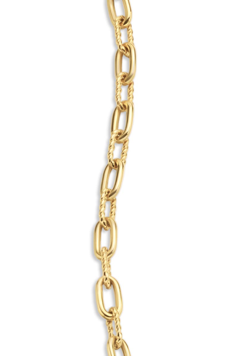 David Yurman Madison® Pavé Toggle Chain Bracelet in 18K Yellow Gold