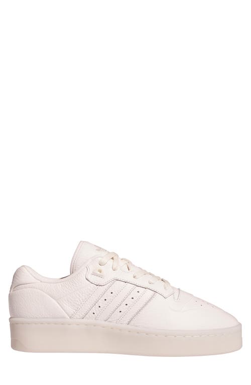 Shop Adidas Originals Adidas Rivalry Lux Low Top Basketball Sneaker In Cloud/ivory/black